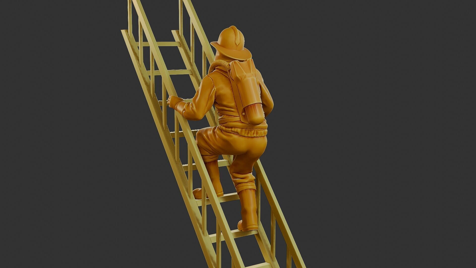 Czechoslovakian firefighter 90s 007 3D print model_5