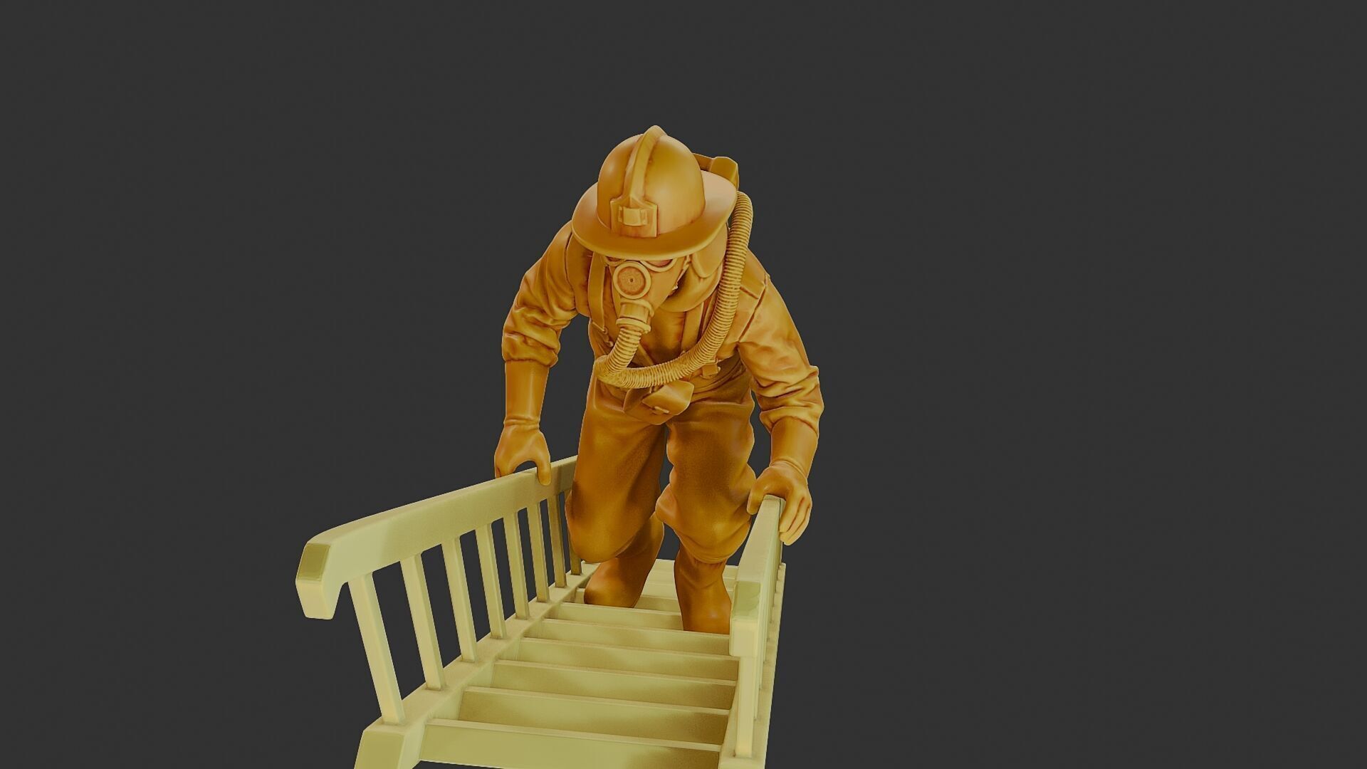 Czechoslovakian firefighter 90s 007 3D print model_14