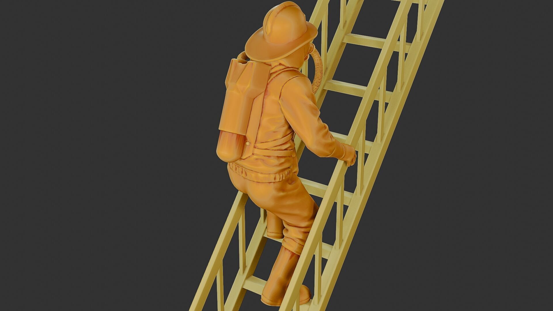 Czechoslovakian firefighter 90s 007 3D print model_24