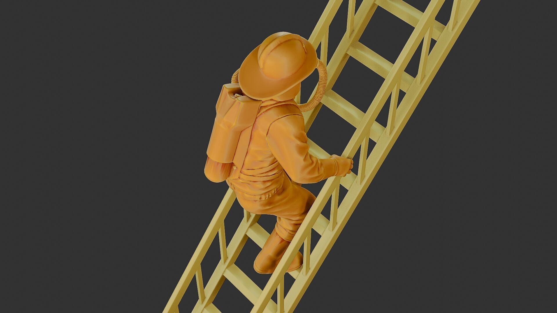 Czechoslovakian firefighter 90s 007 3D print model_22