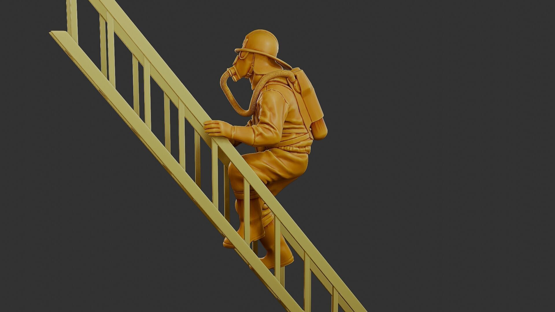 Czechoslovakian firefighter 90s 007 3D print model_3