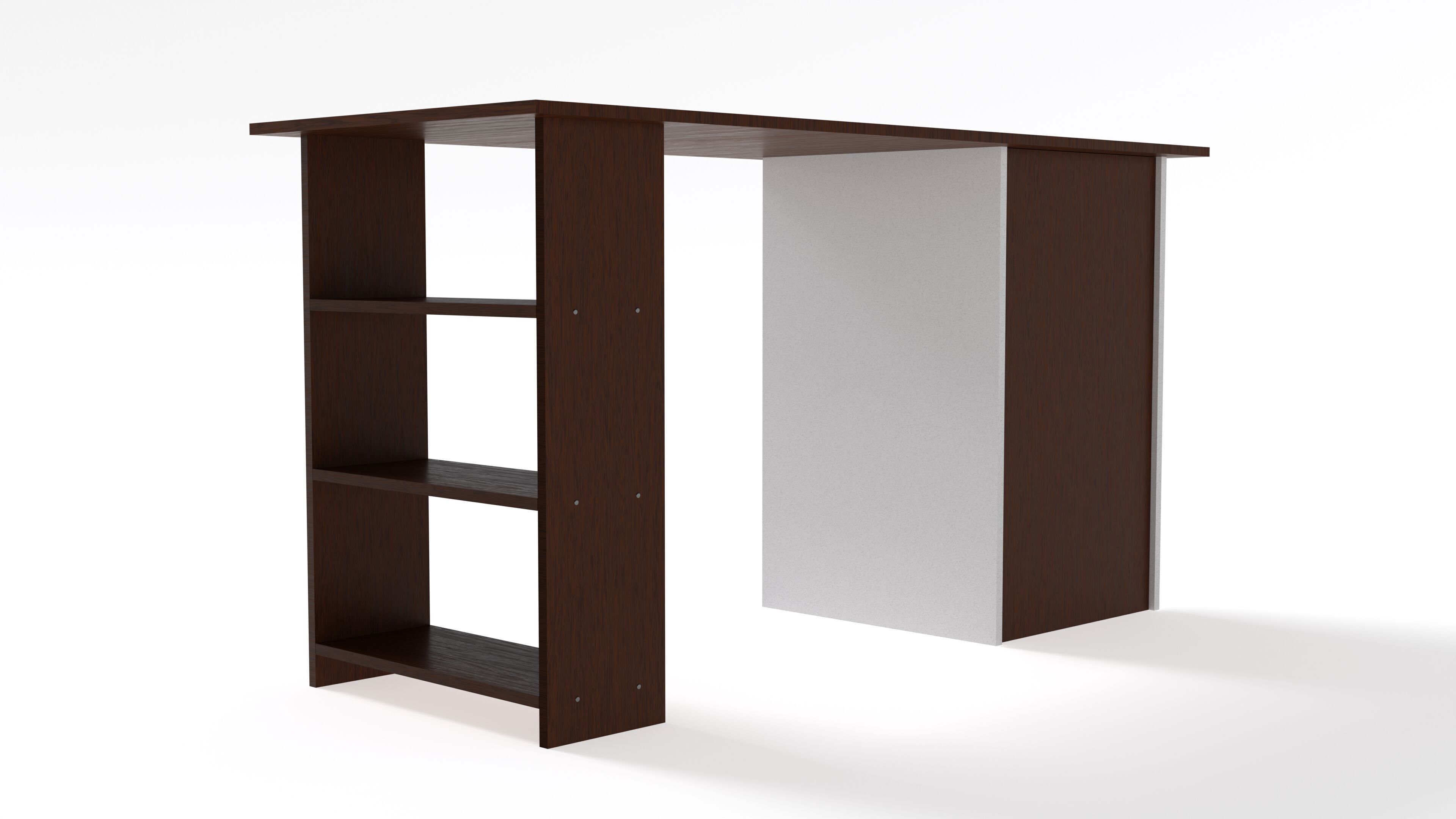 Desk 3D Model Low-poly 3D model_6