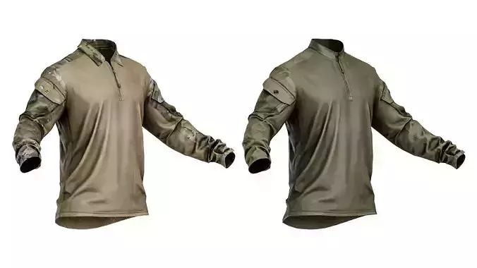 CRYE PRECISION G4 HOT WEATHER COMBAT SHIRT Low-poly 3D model