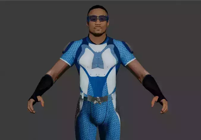 A-Train The Boys 3D Model Low-poly 3D model