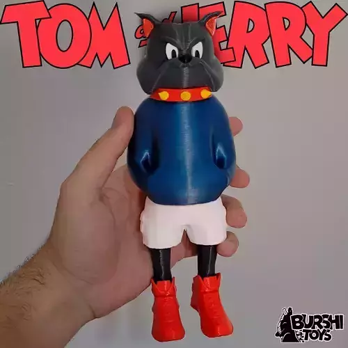 Spike from Tom and jerry Urban Vibes - multiparts and 3mf 3D print model