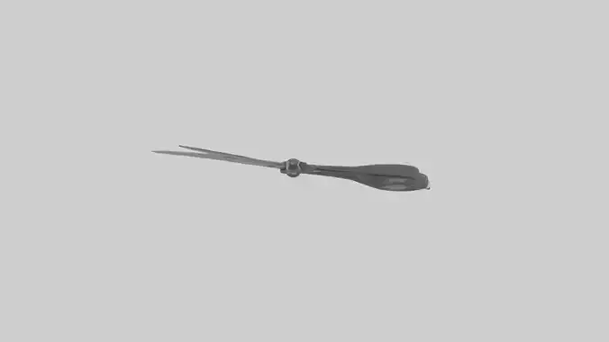 Scissors model Low-poly 3D model