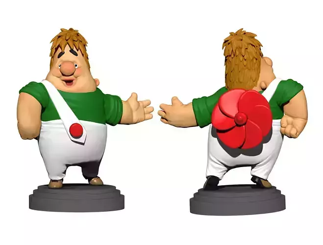 Carlson who lives on the roof For 3D printing STL