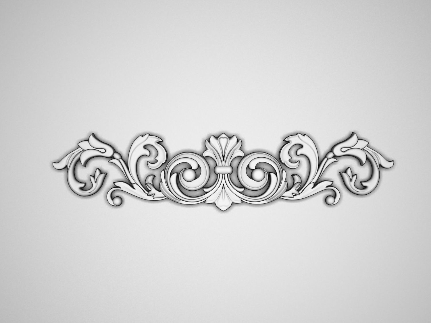 Carved decor 3 3D model_4