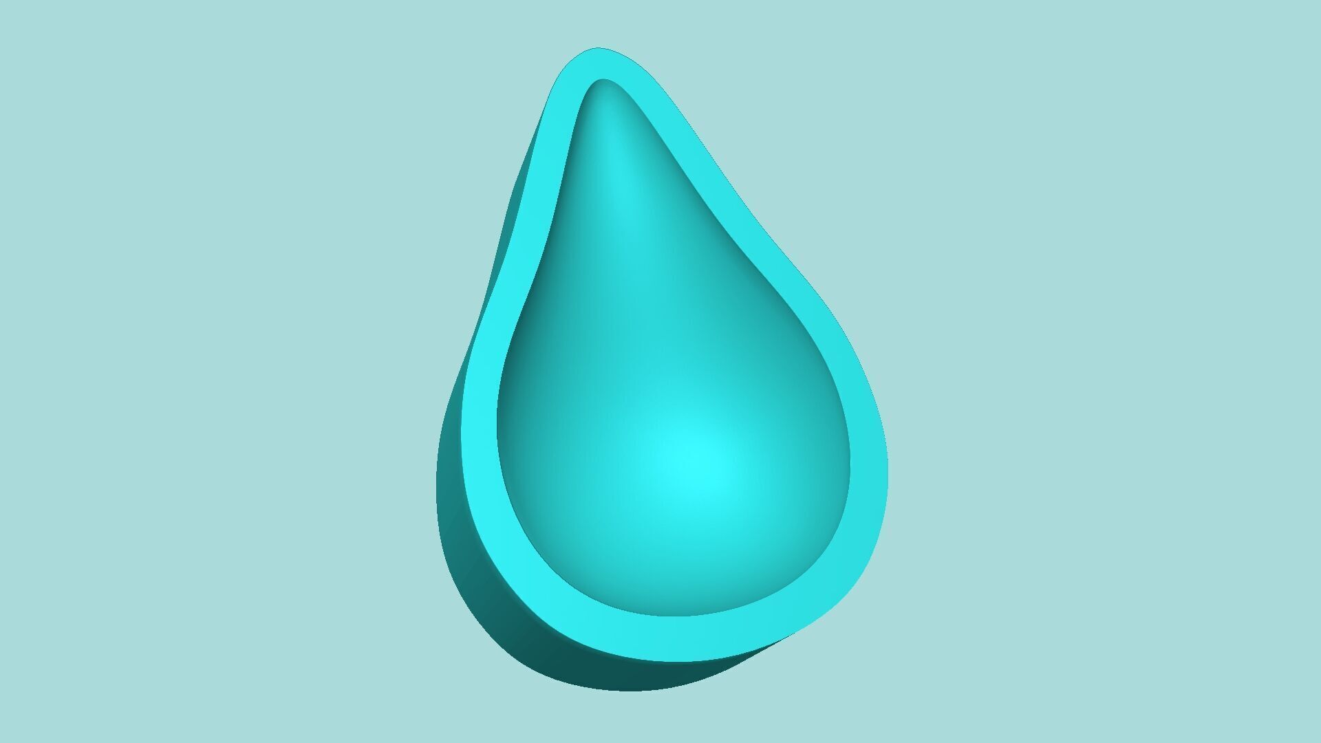 Water Drop Mold - Silicon Maker Template Free 3D print model_3