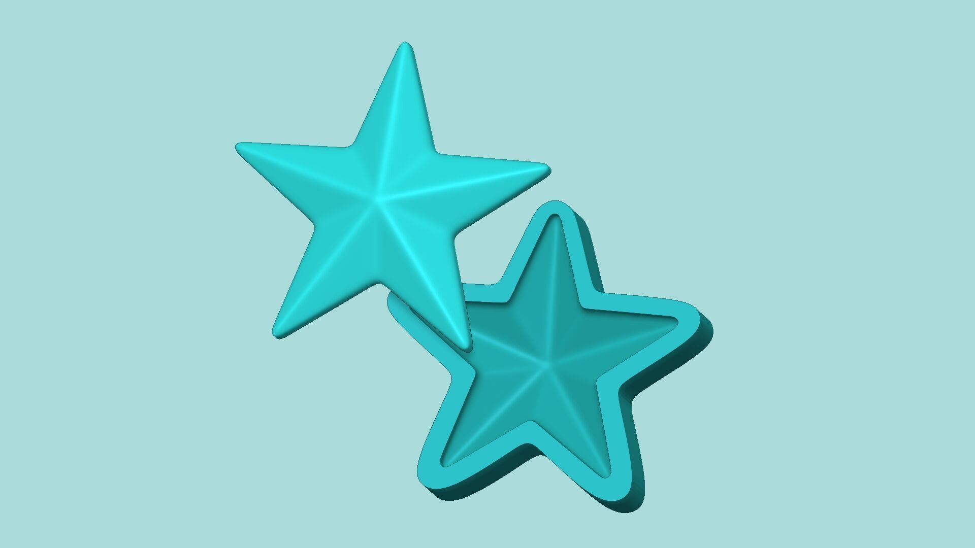 Star Mold - Silicon Maker Template 3D print model_0