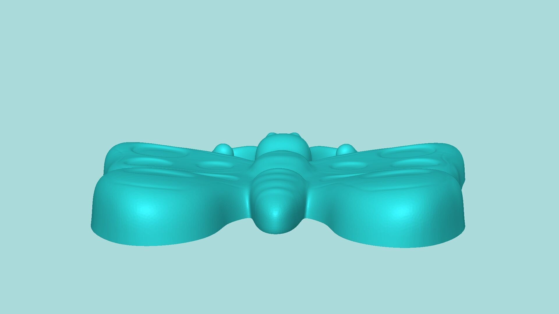 Butterfly 02 Mold - Silicon Maker Template 3D print model_6