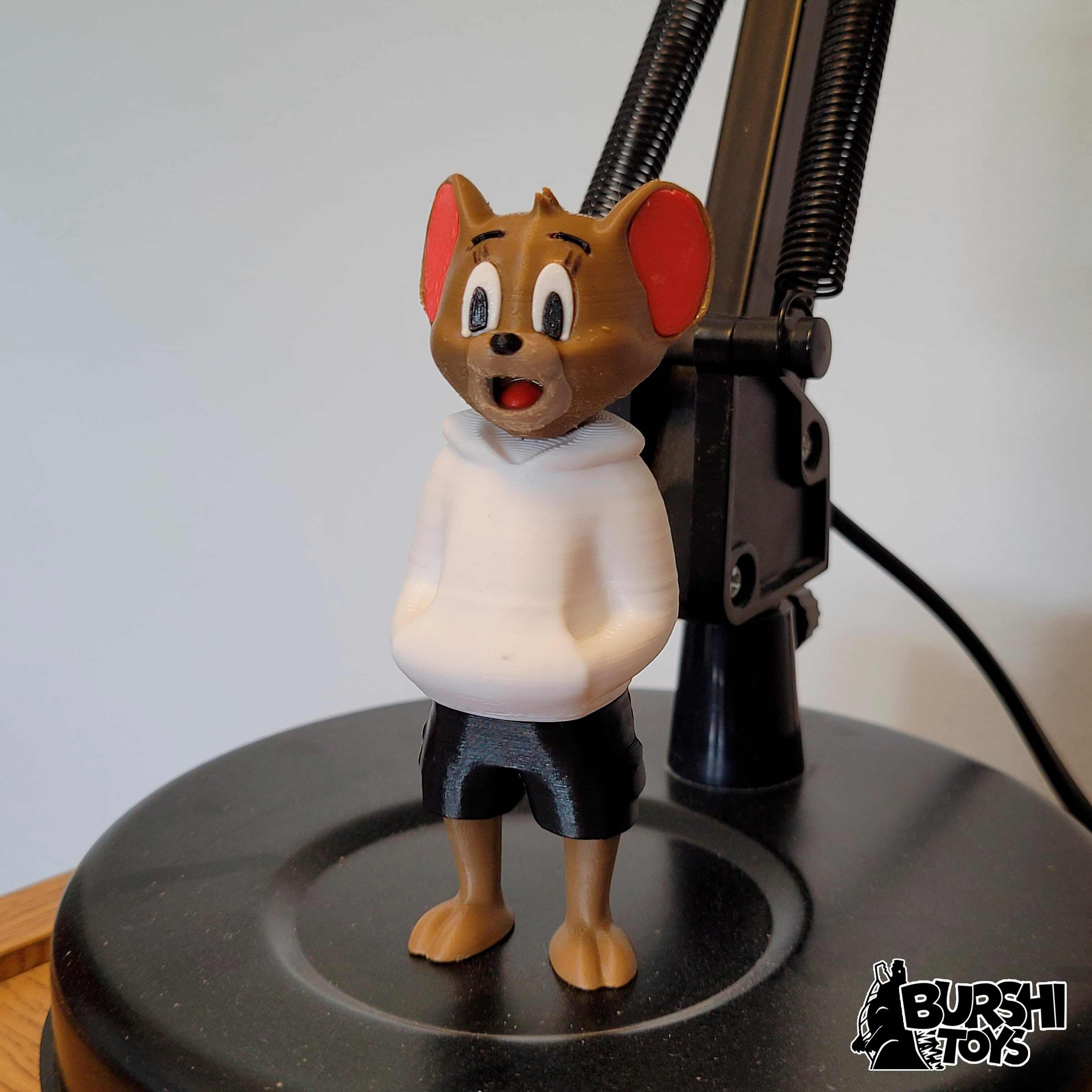 Jerry Urban Vibes from tom and jerry - multiparts 3mf 3D print model_2