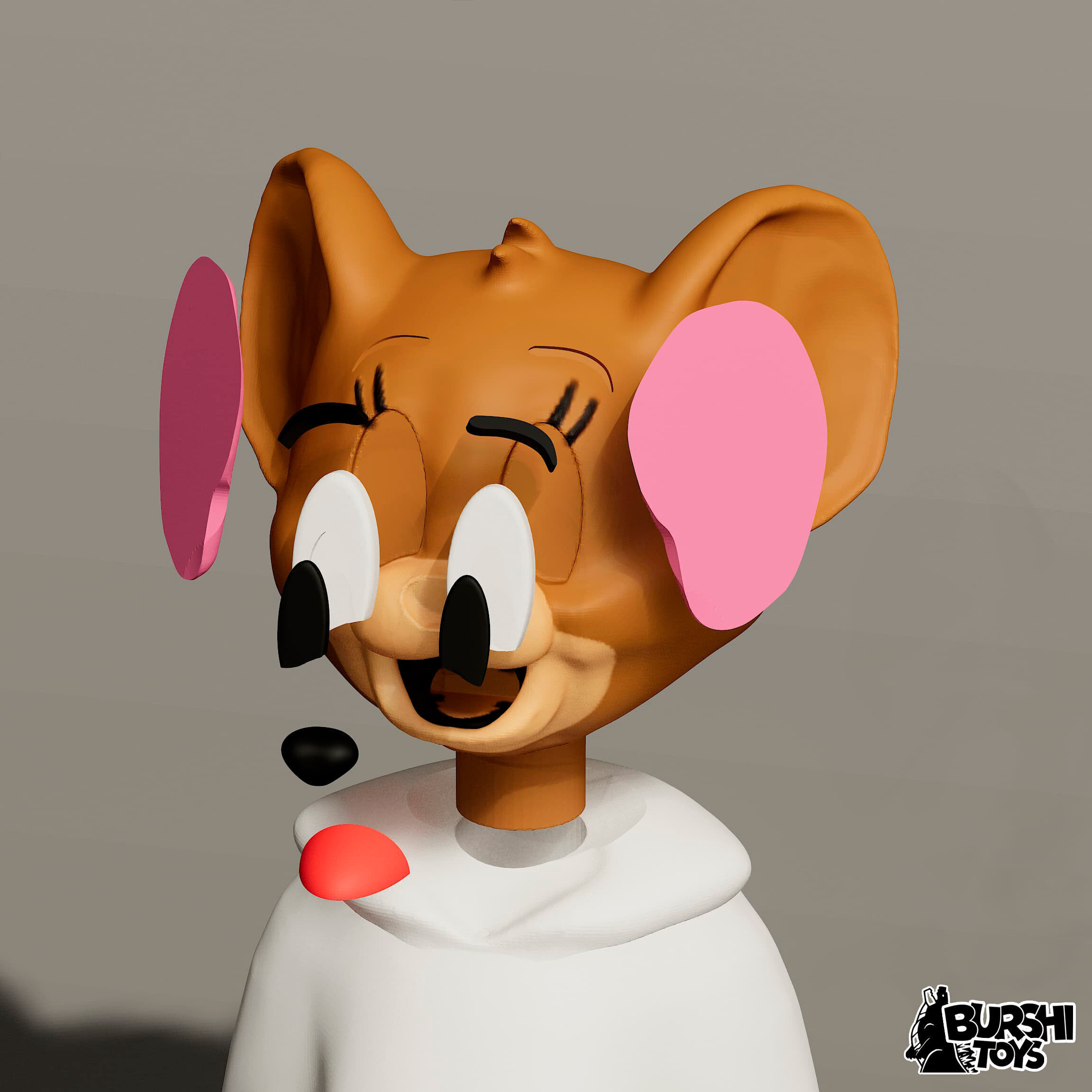 Jerry Urban Vibes from tom and jerry - multiparts 3mf 3D print model_5