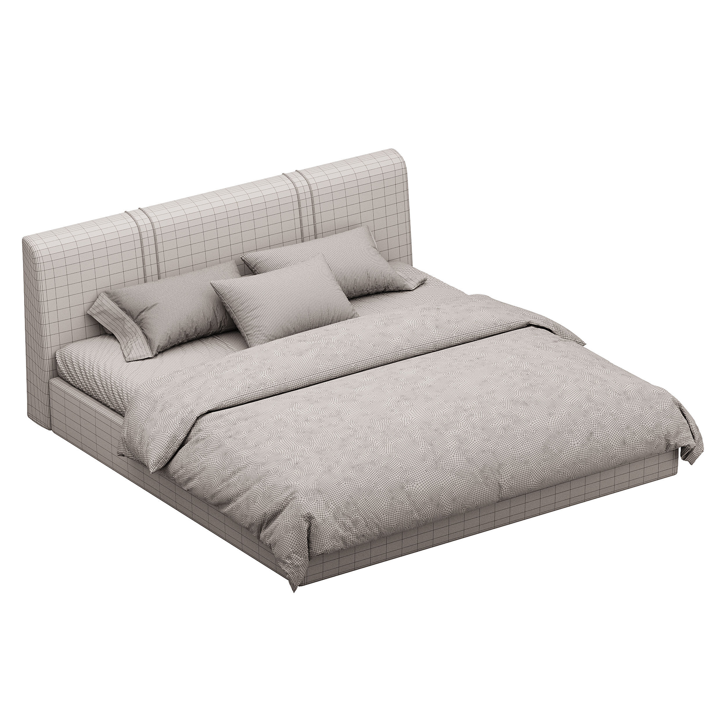 Bed LAGOM 3D model_13