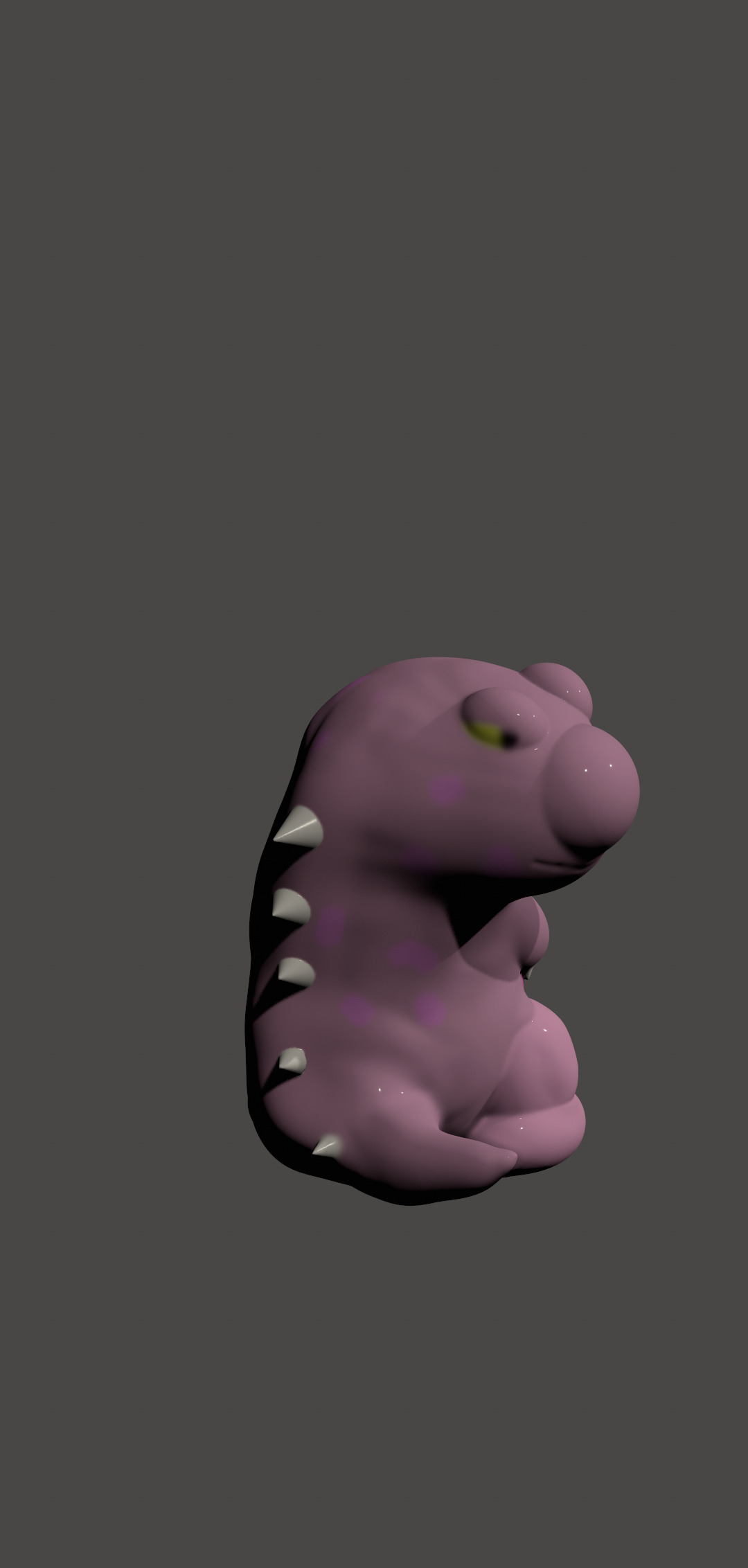 Cute dino model high detailed low poly Low-poly 3D model_2