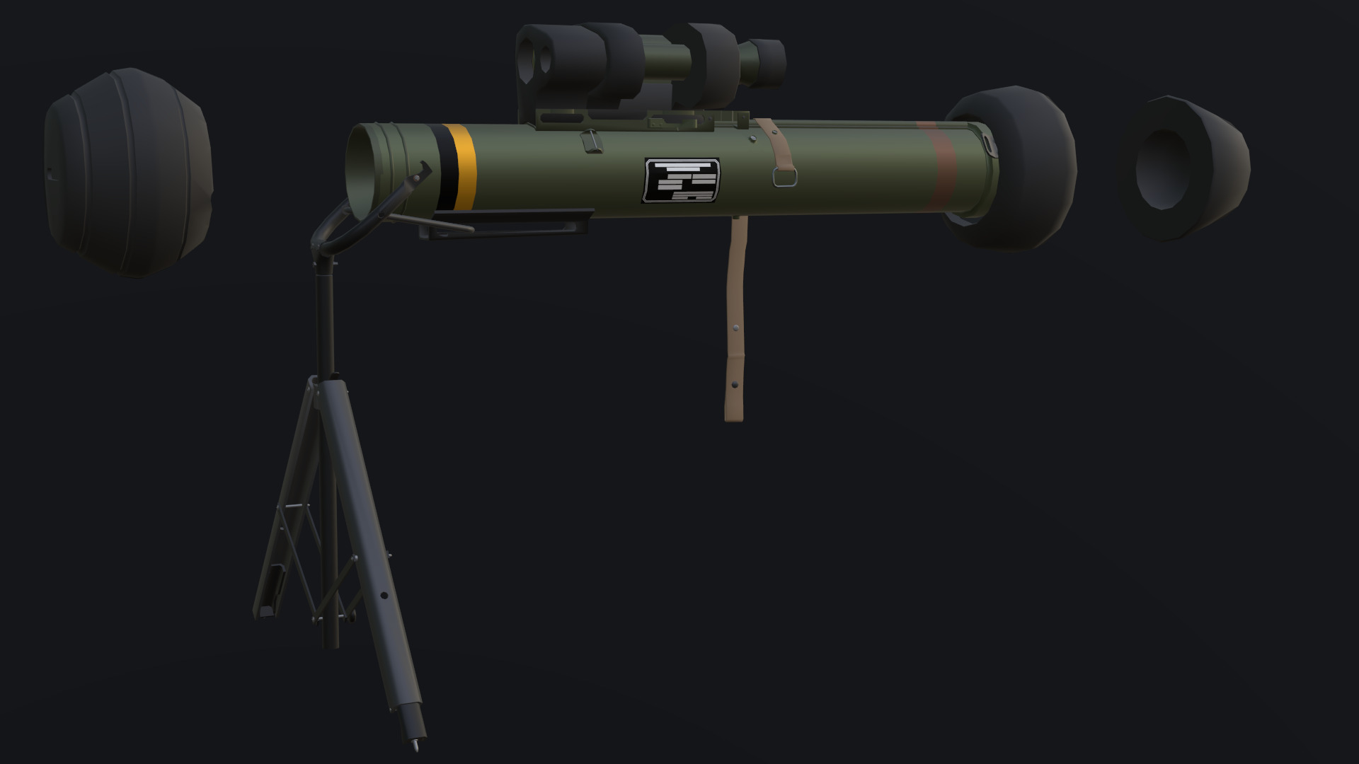 M47 Dragon - Low Poly and Game-Ready Low-poly 3D model_4