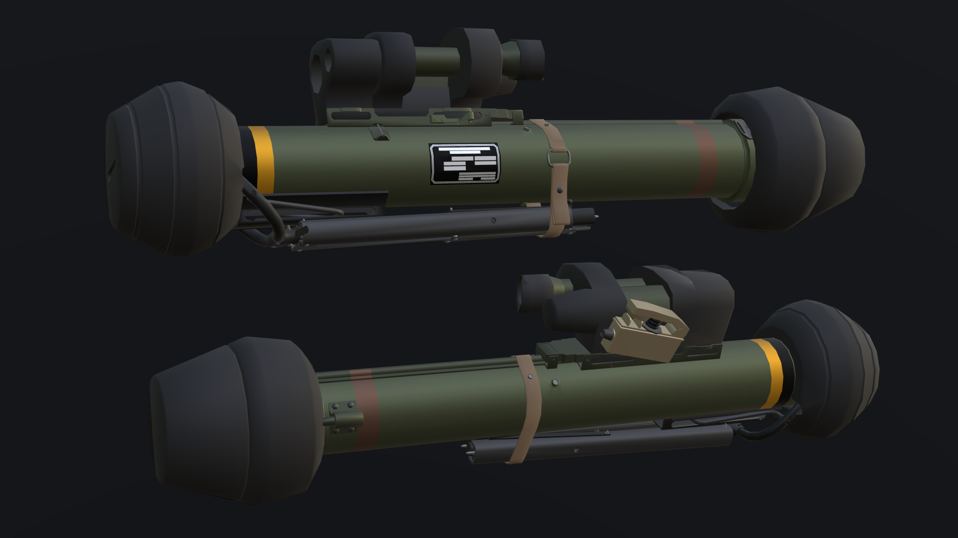 M47 Dragon - Low Poly and Game-Ready Low-poly 3D model_3