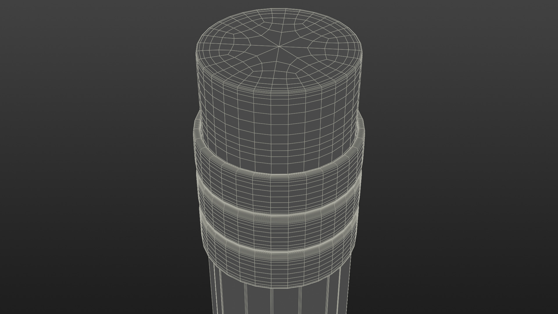 Low-poly style cartoon pencil 3D model_10