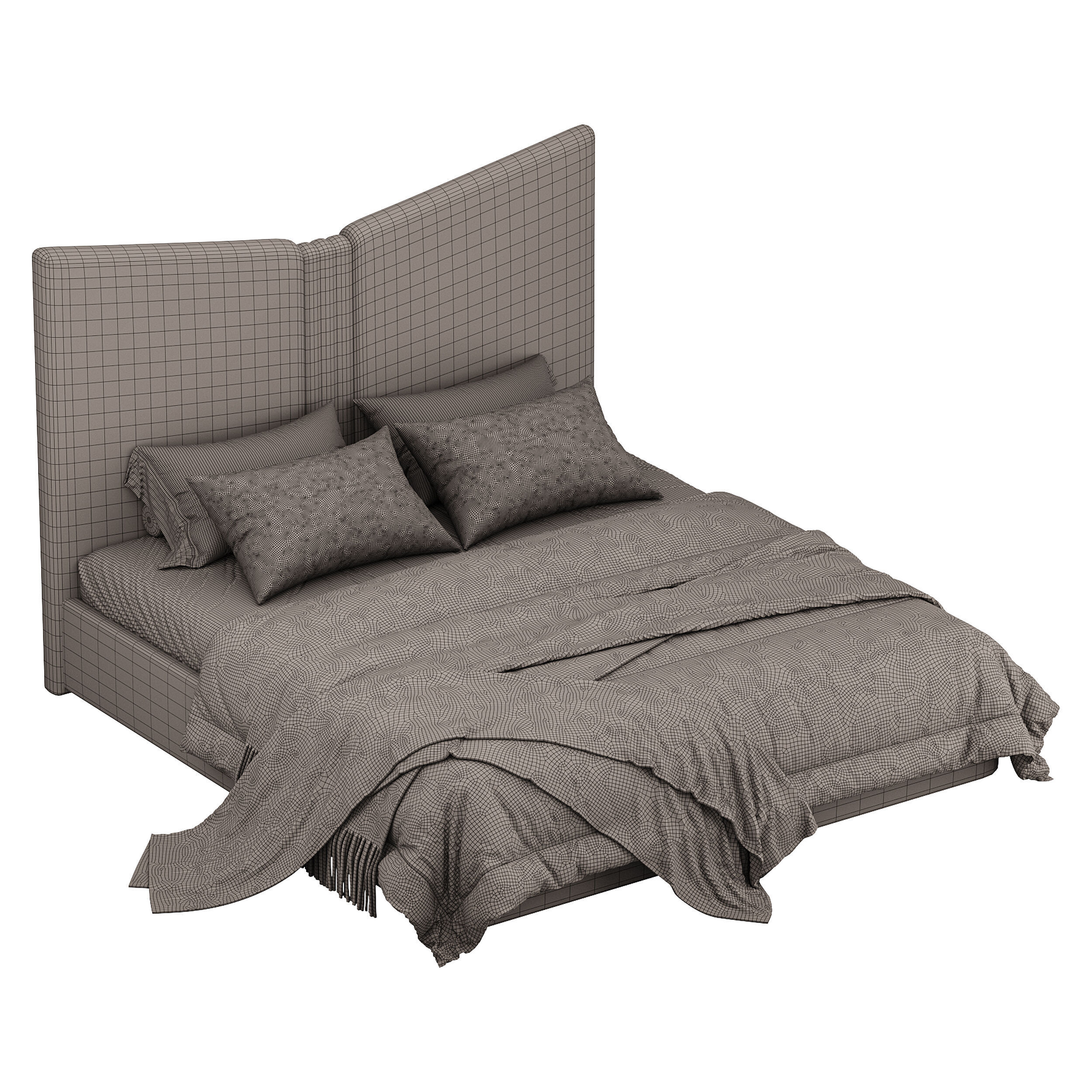 BED MILLEN 3D model_13