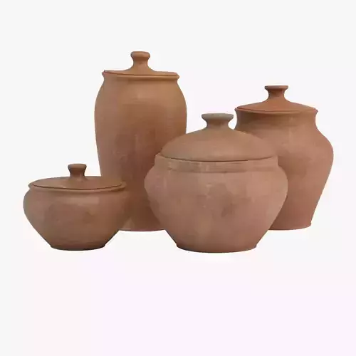 Tableware clay