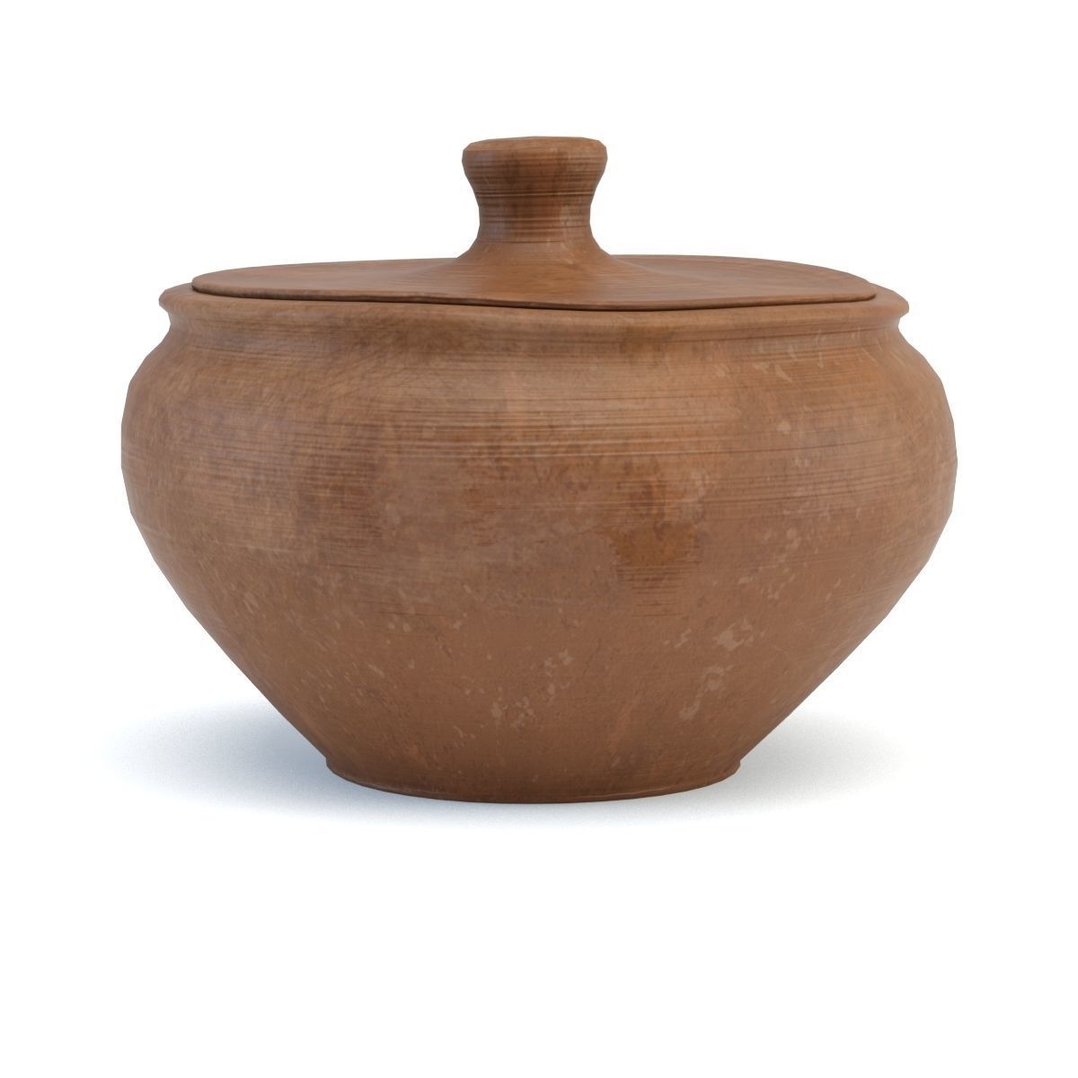 Tableware clay 3D model_5