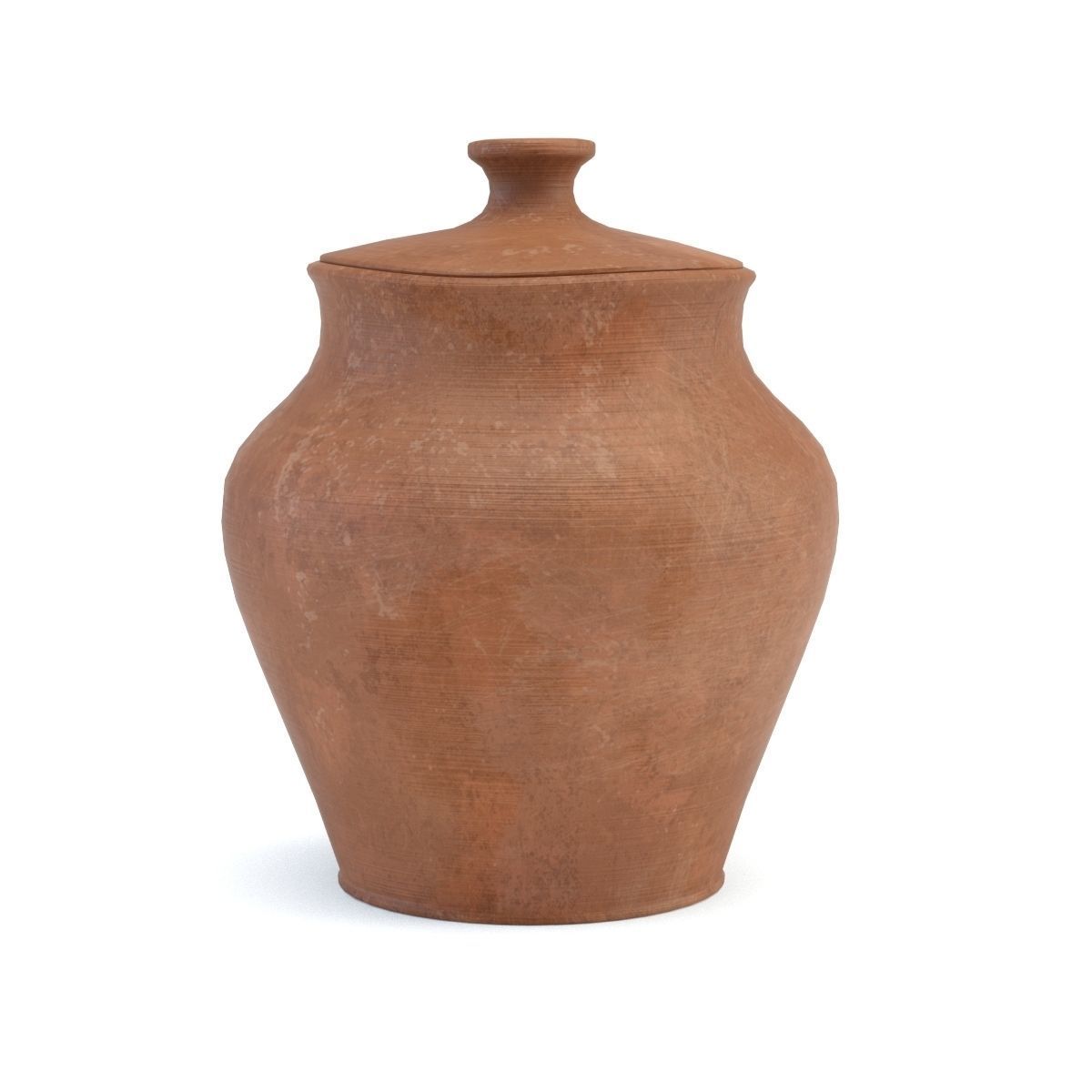 Tableware clay 3D model_6