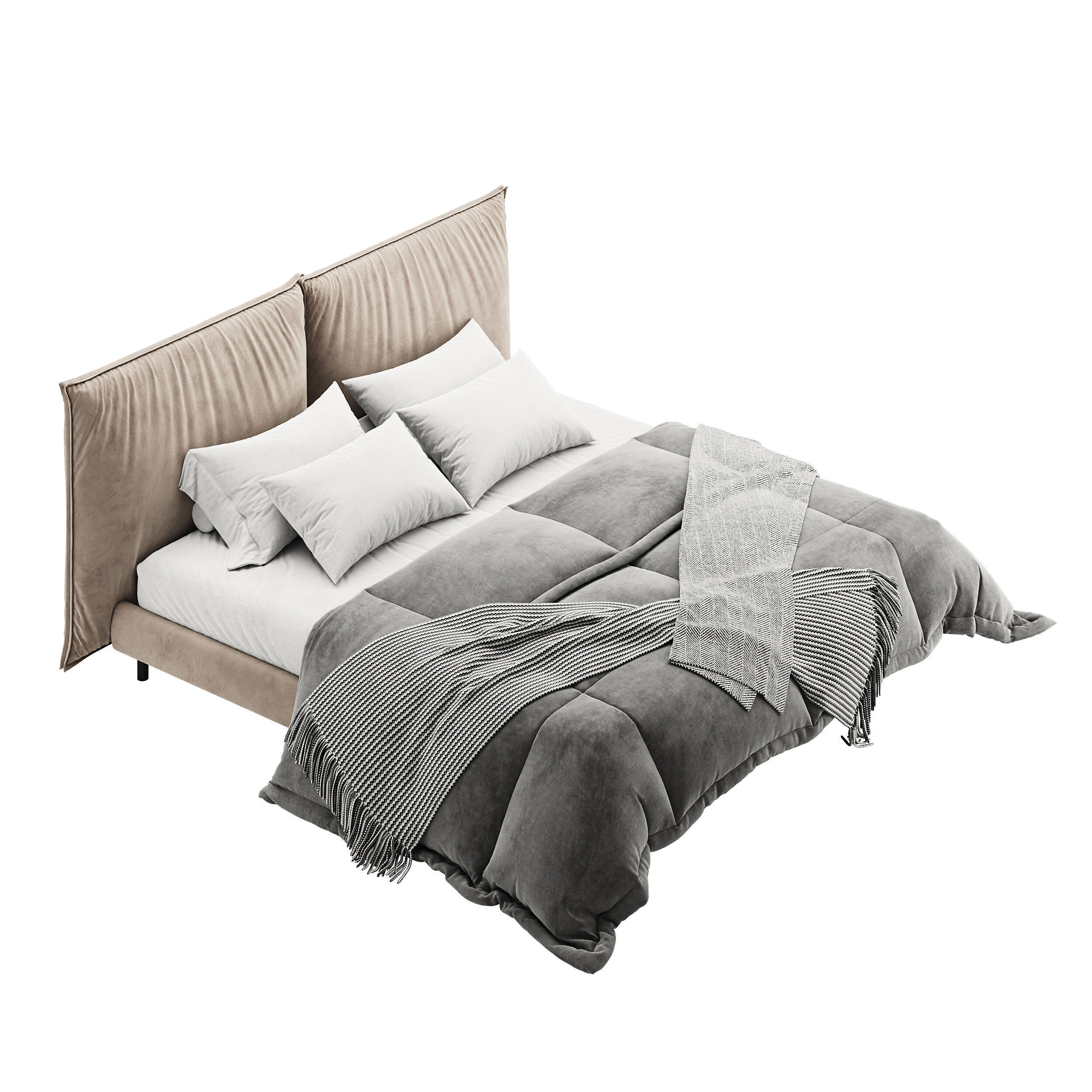 BED OLIVER 3D model_9