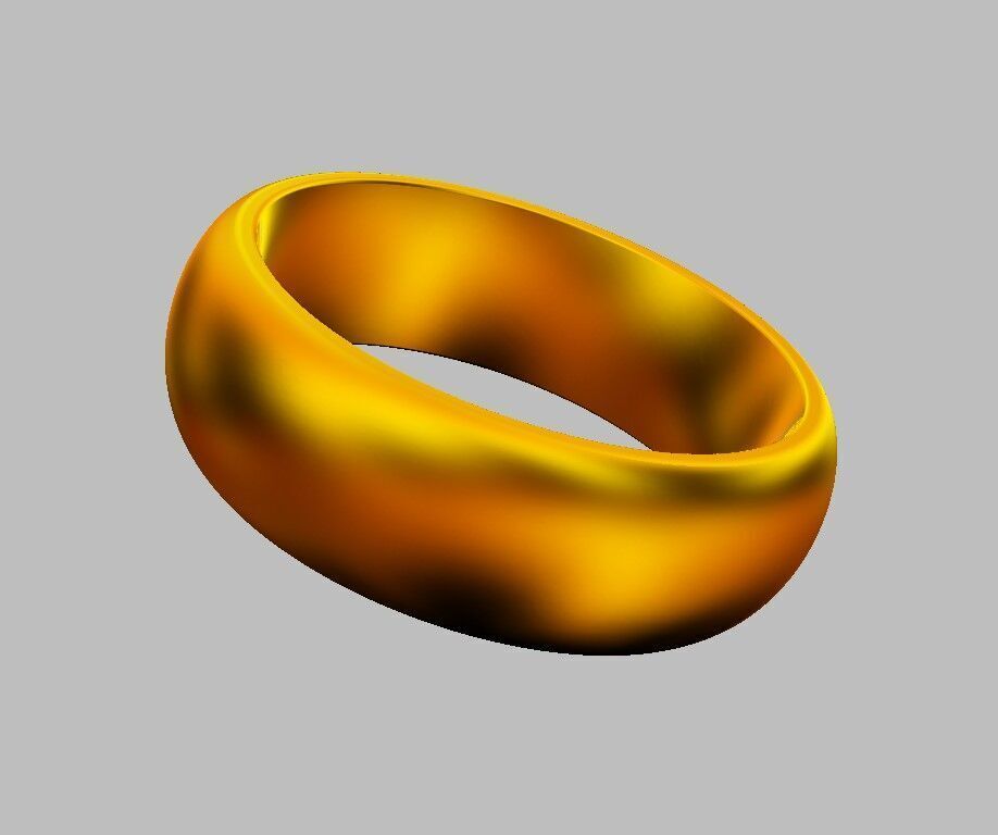 7mm Clean Design Wedding Band 3D print model_21