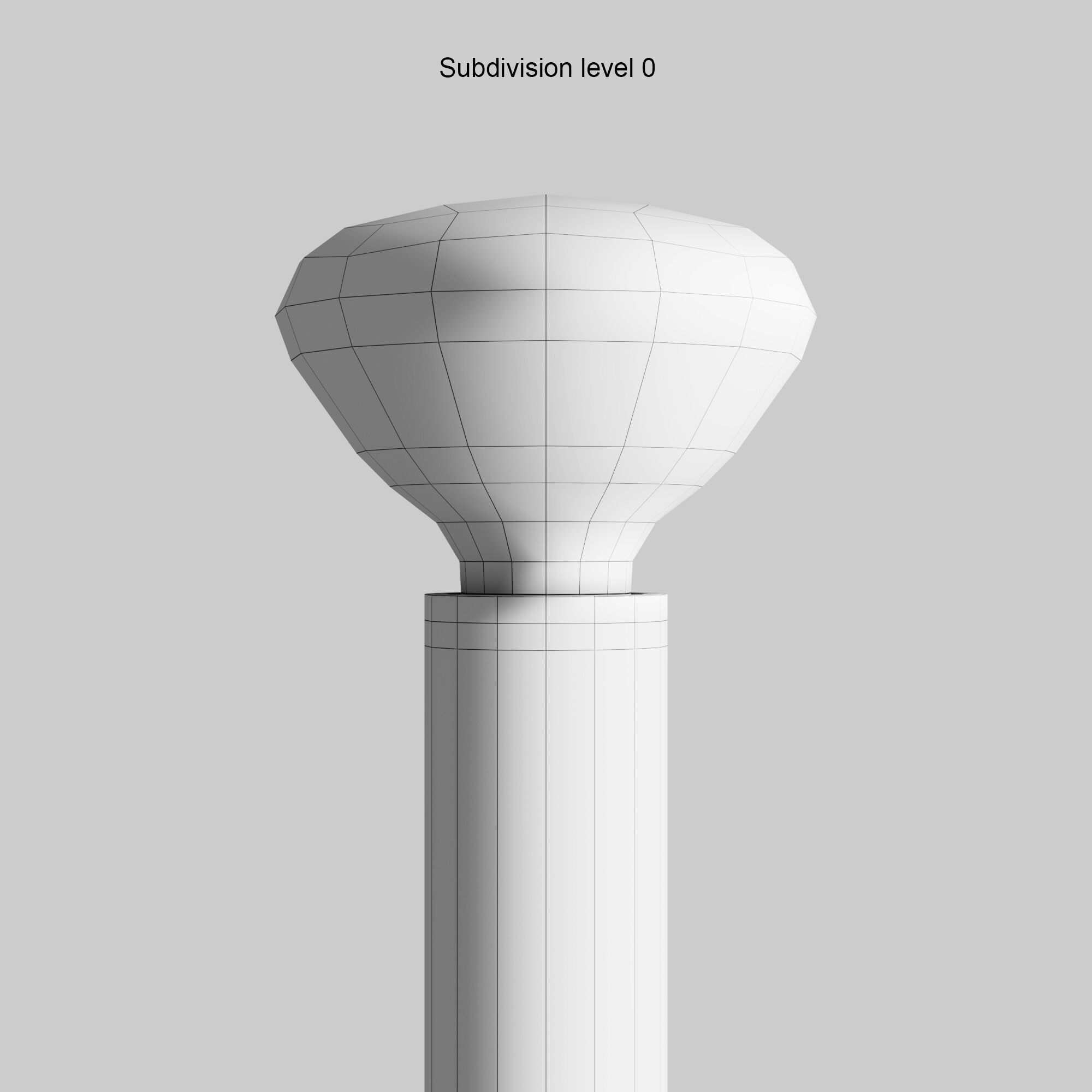 Floor lamp FLOS Luminator 3D model_8