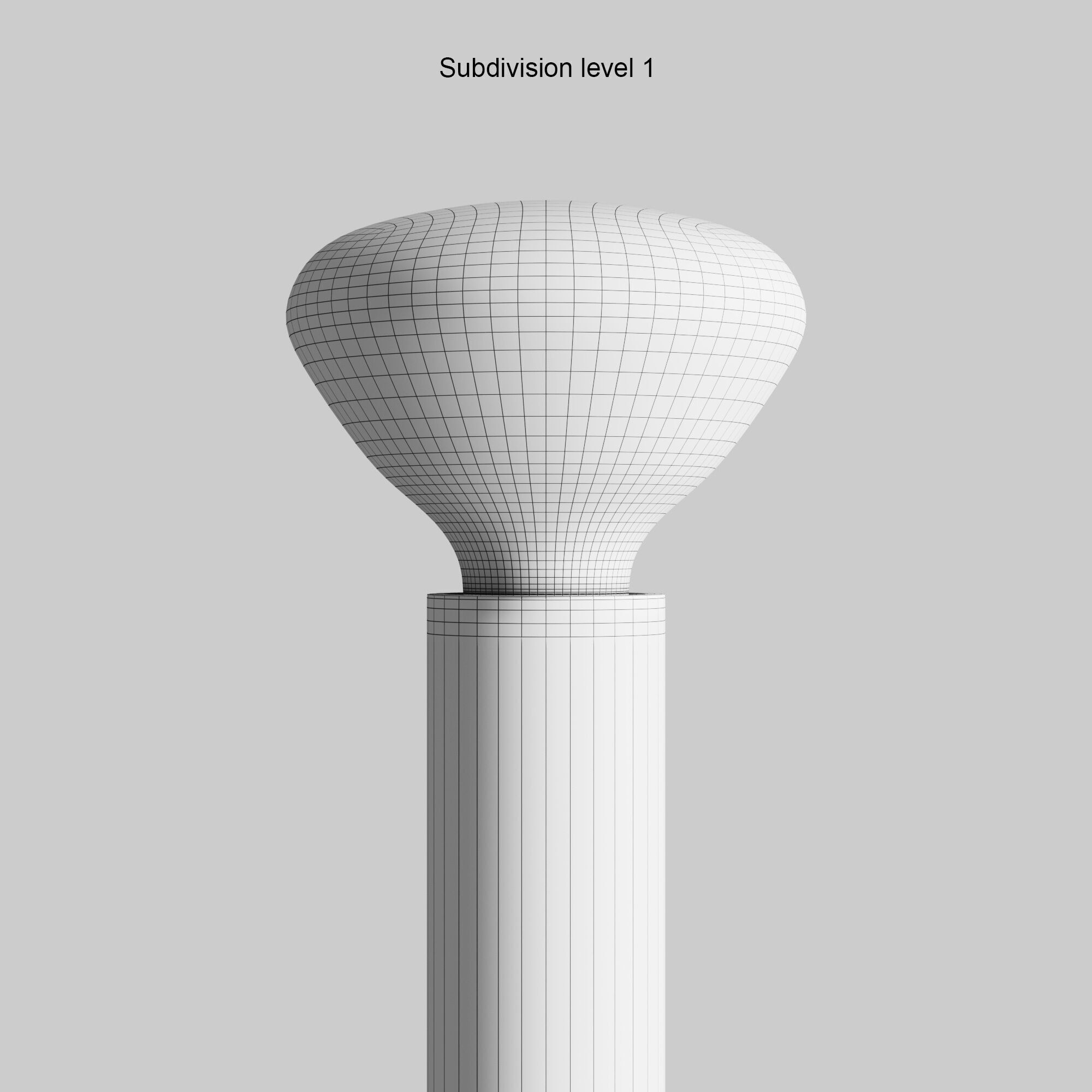 Floor lamp FLOS Luminator 3D model_9