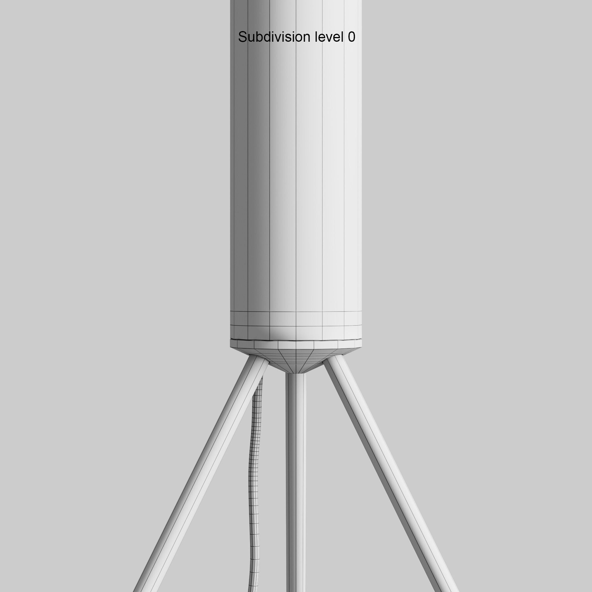 Floor lamp FLOS Luminator 3D model_6