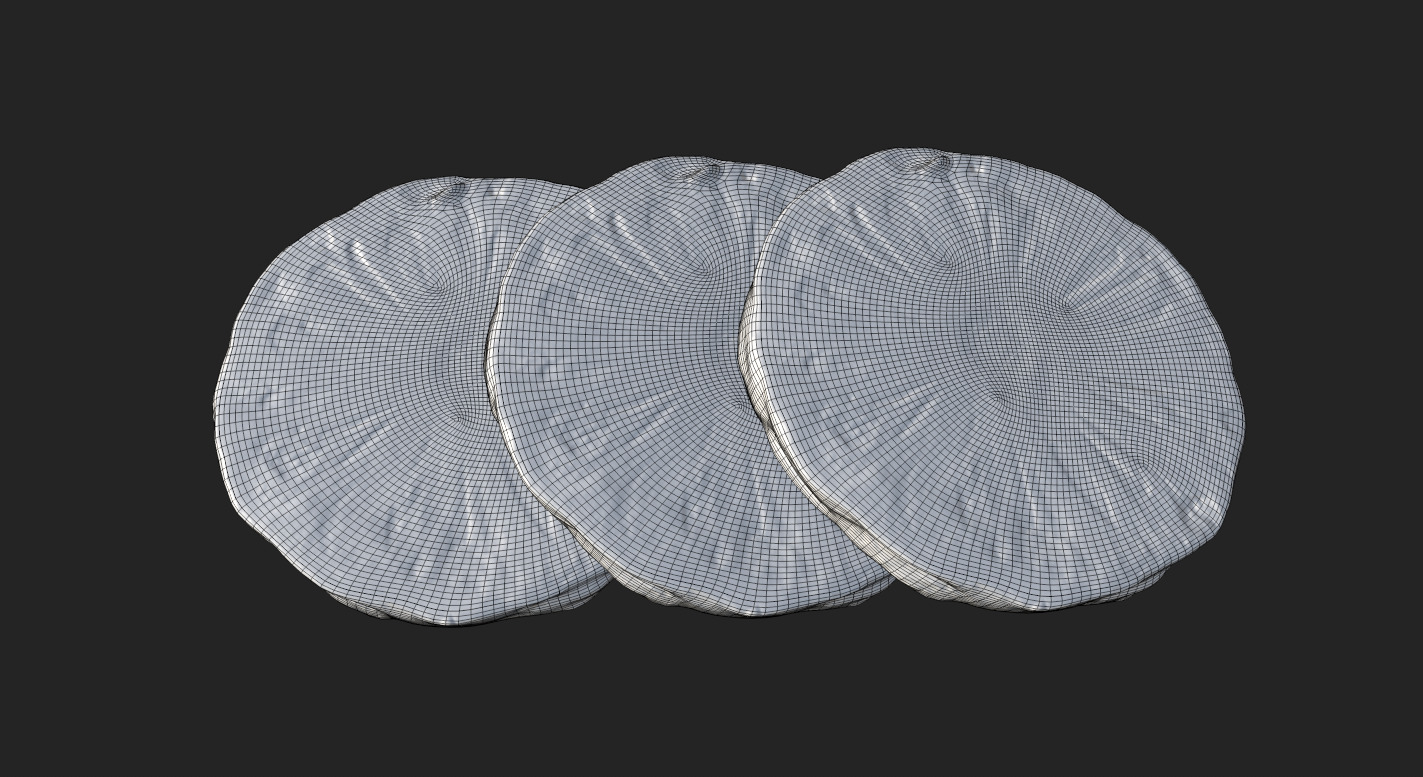 Citrus Slice Collection Low-poly 3D model_18