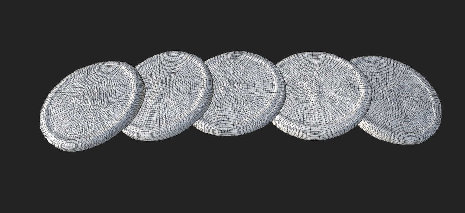 Citrus Slice Collection Low-poly 3D model_24