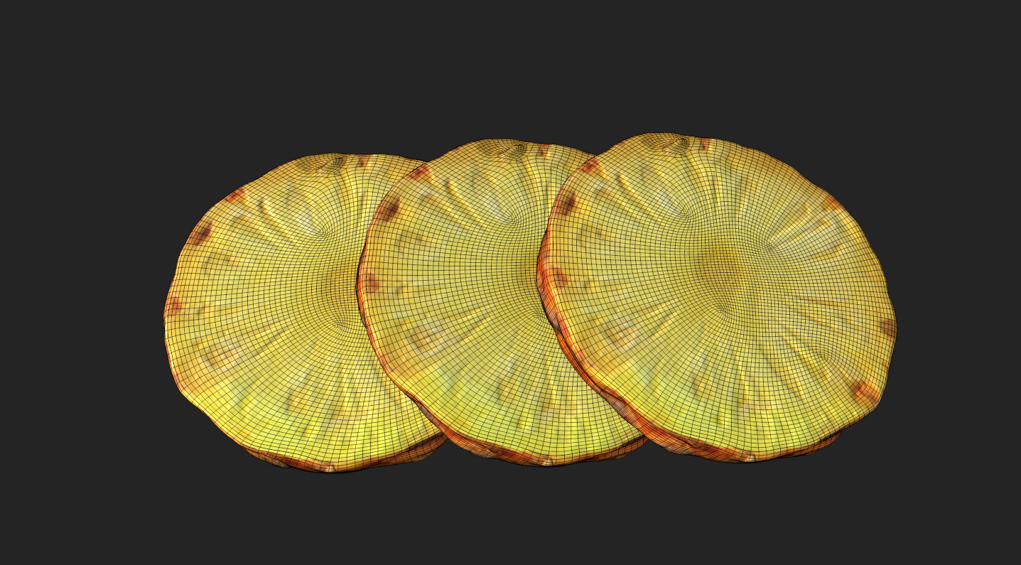 Citrus Slice Collection Low-poly 3D model_22