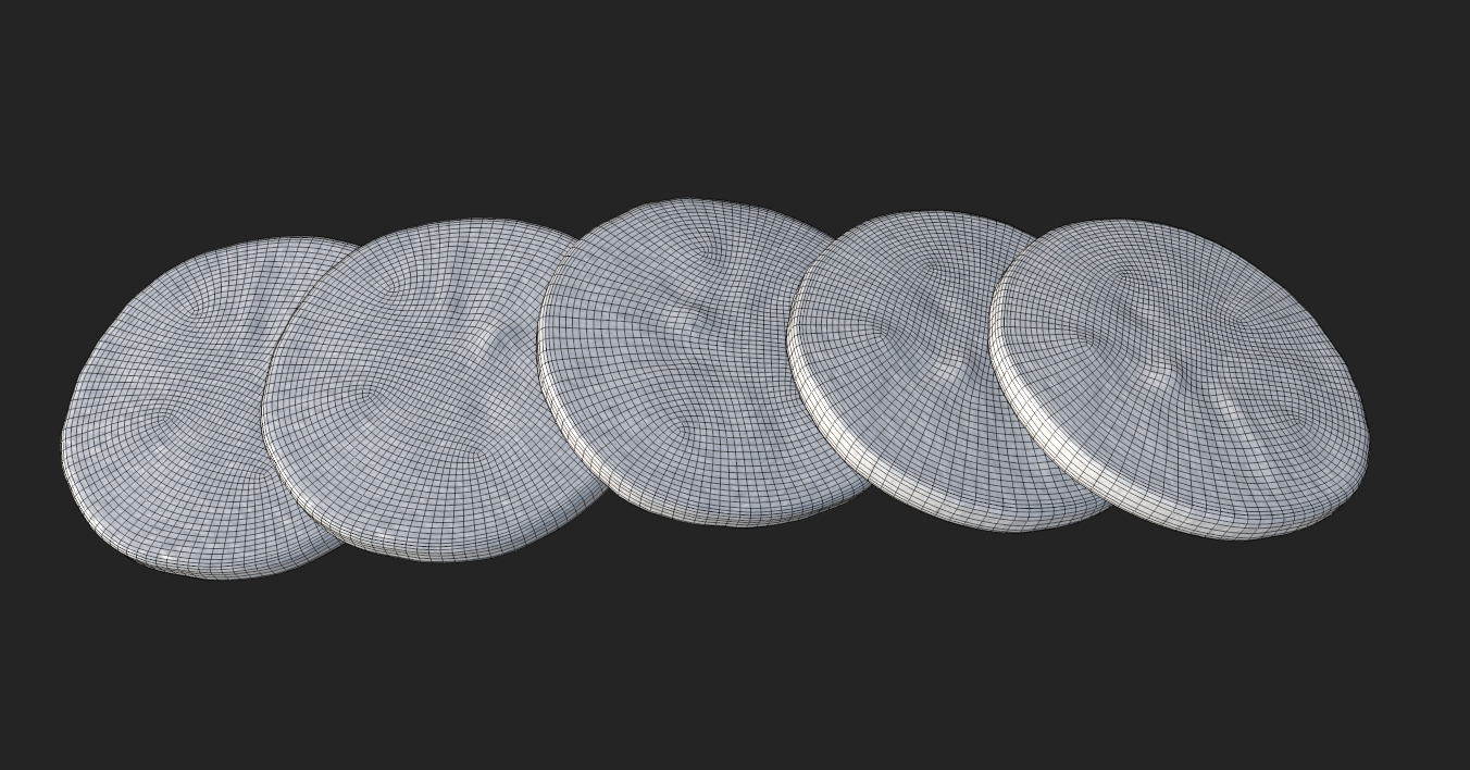 Citrus Slice Collection Low-poly 3D model_25