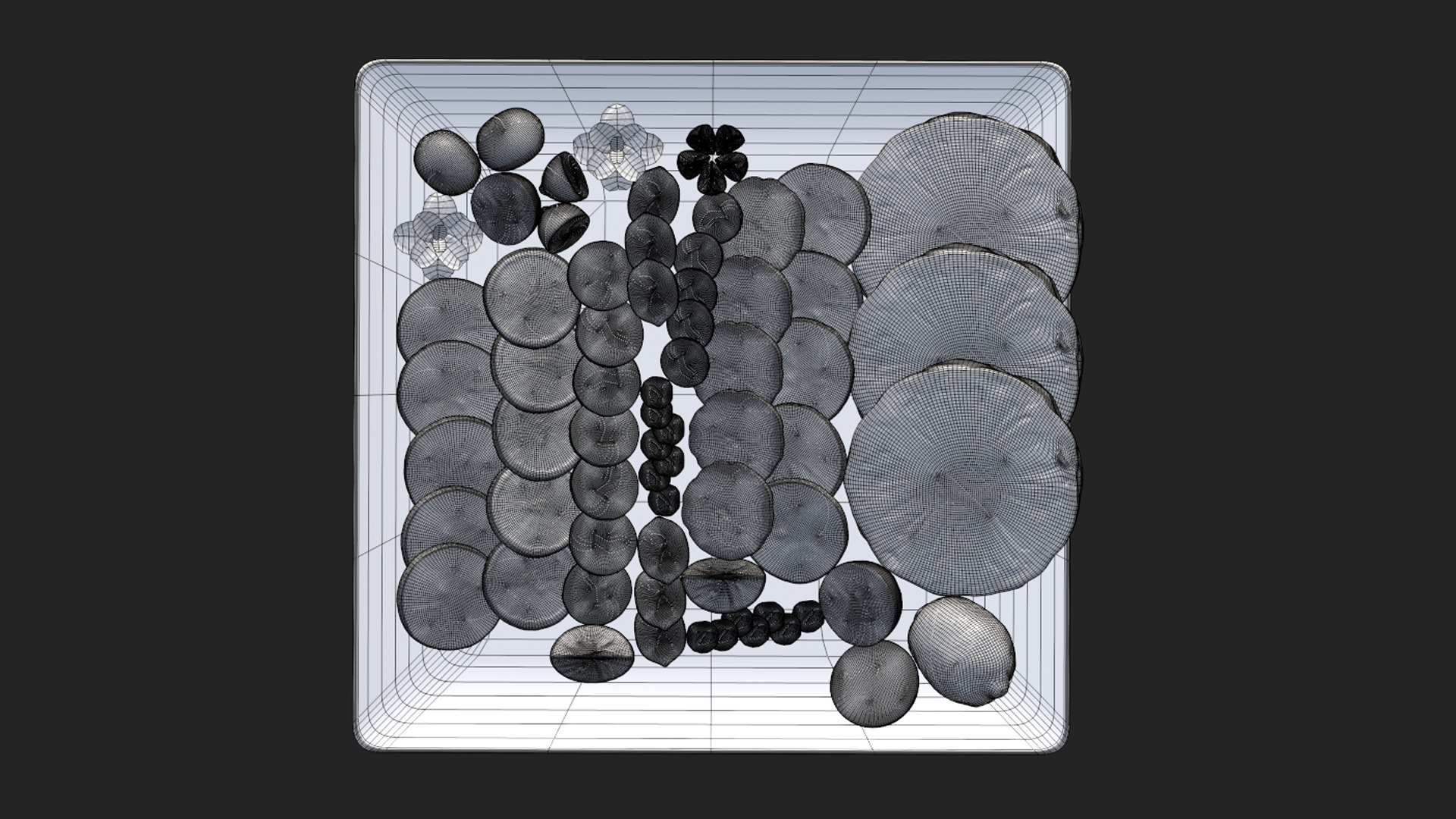 Citrus Slice Collection Low-poly 3D model_32