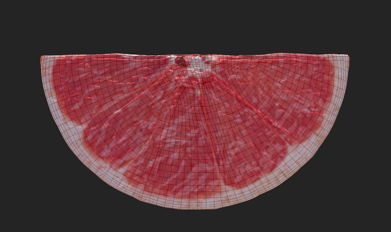 Citrus Slice Collection Low-poly 3D model_26