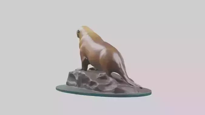 Sea Lion statue model
