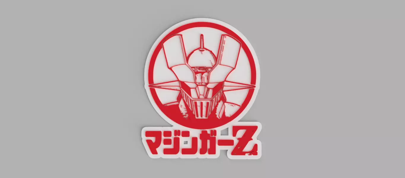 Mazinger Z Logo Wall Picture Free 3D print model