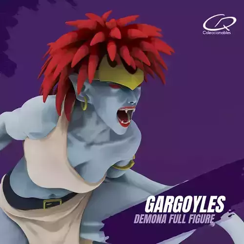 Gargoyles Collection - Demona full figure 3D print model