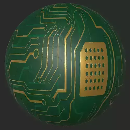 Circuit Board 4k Pbr Texture 