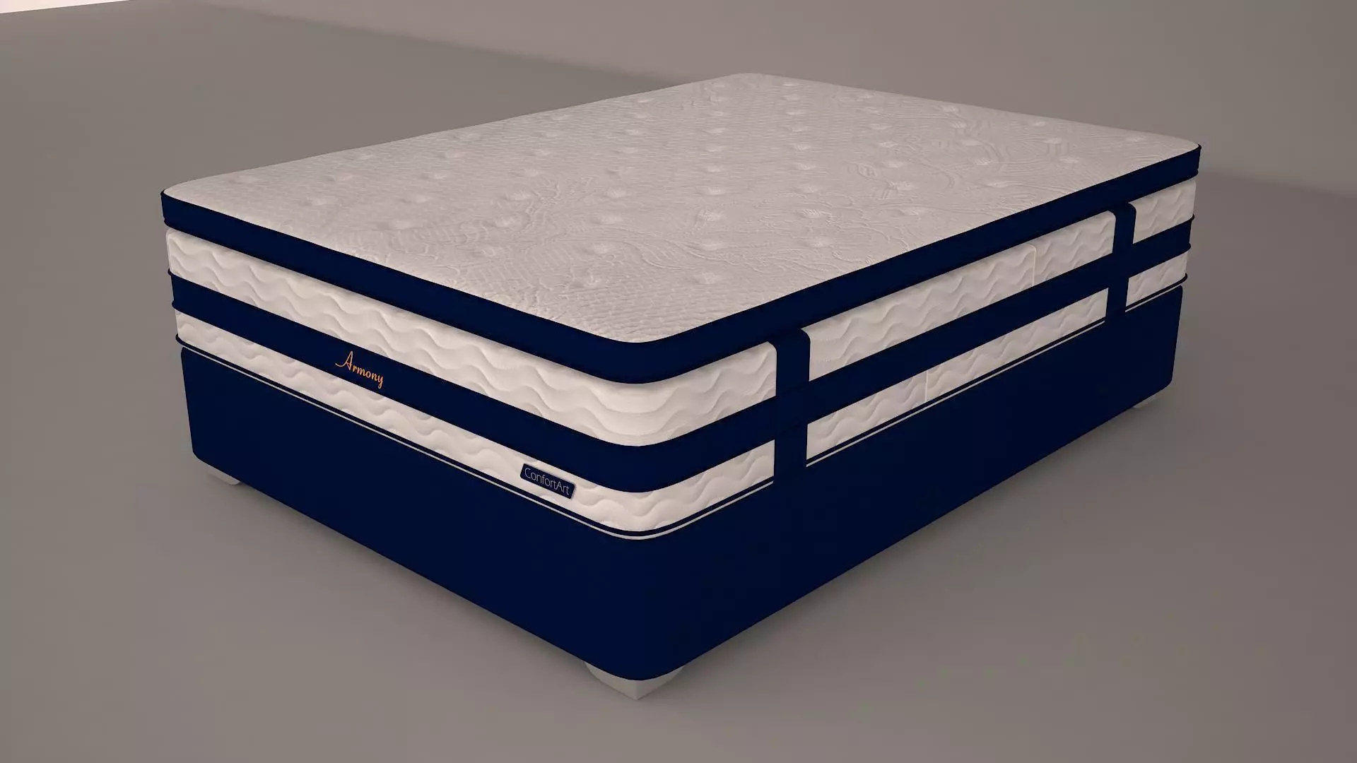 High polygon mattress 3D model