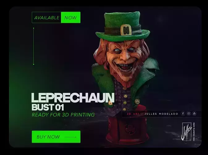 Leprechaun Bust01