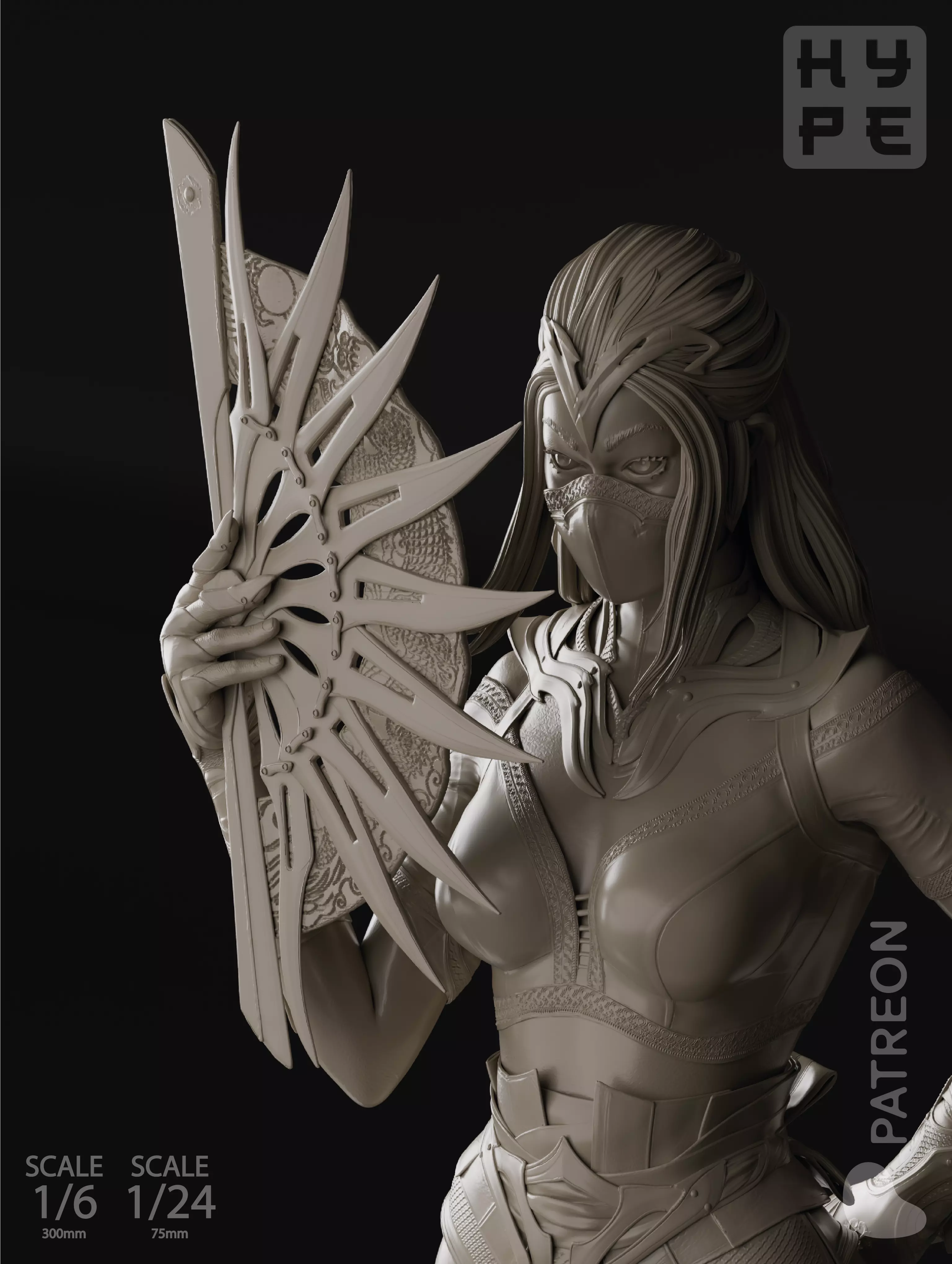 KITANA MORTAL KOMBAT 3D print model_0