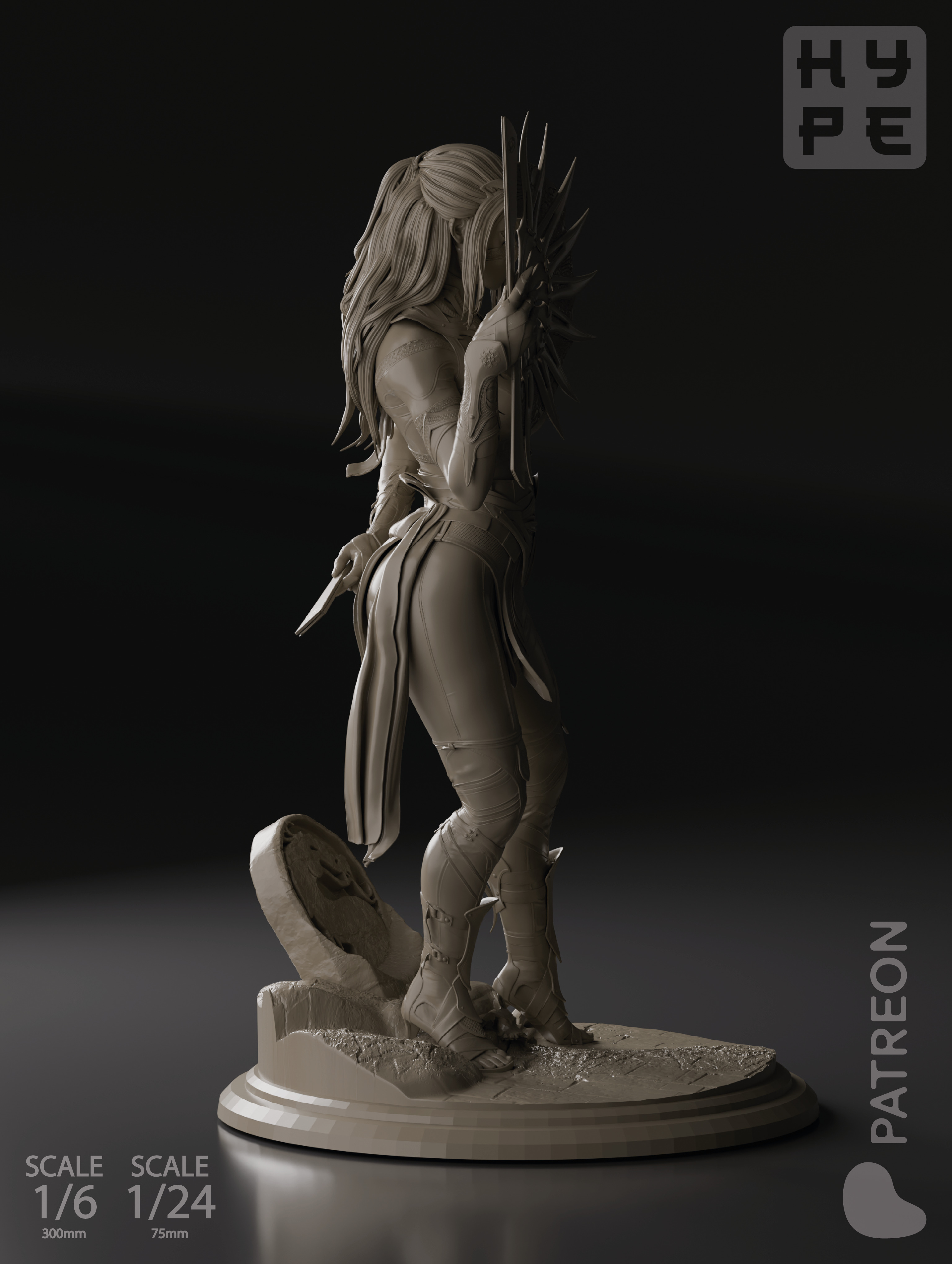 KITANA MORTAL KOMBAT 3D print model_3