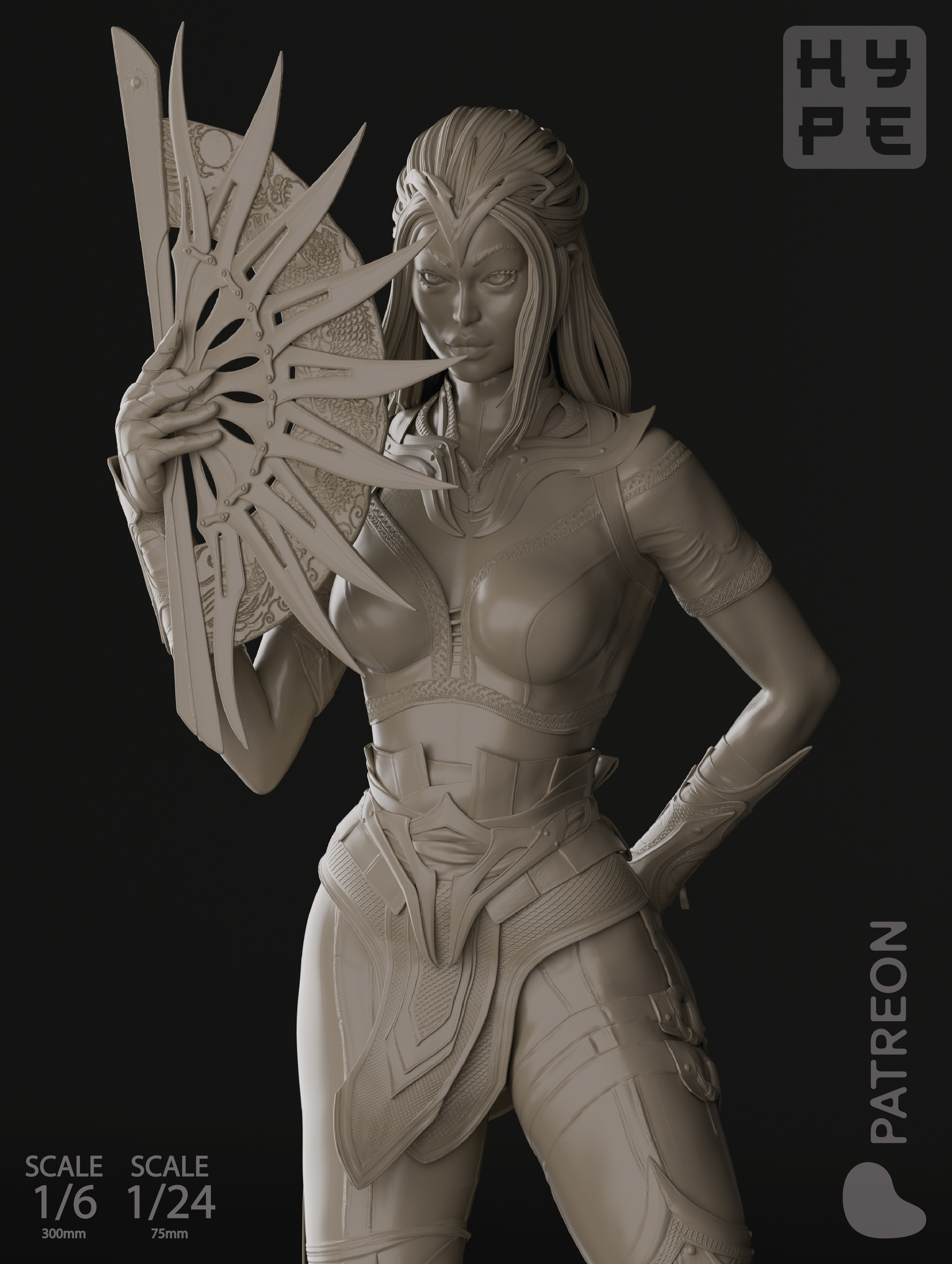 KITANA MORTAL KOMBAT 3D print model_4