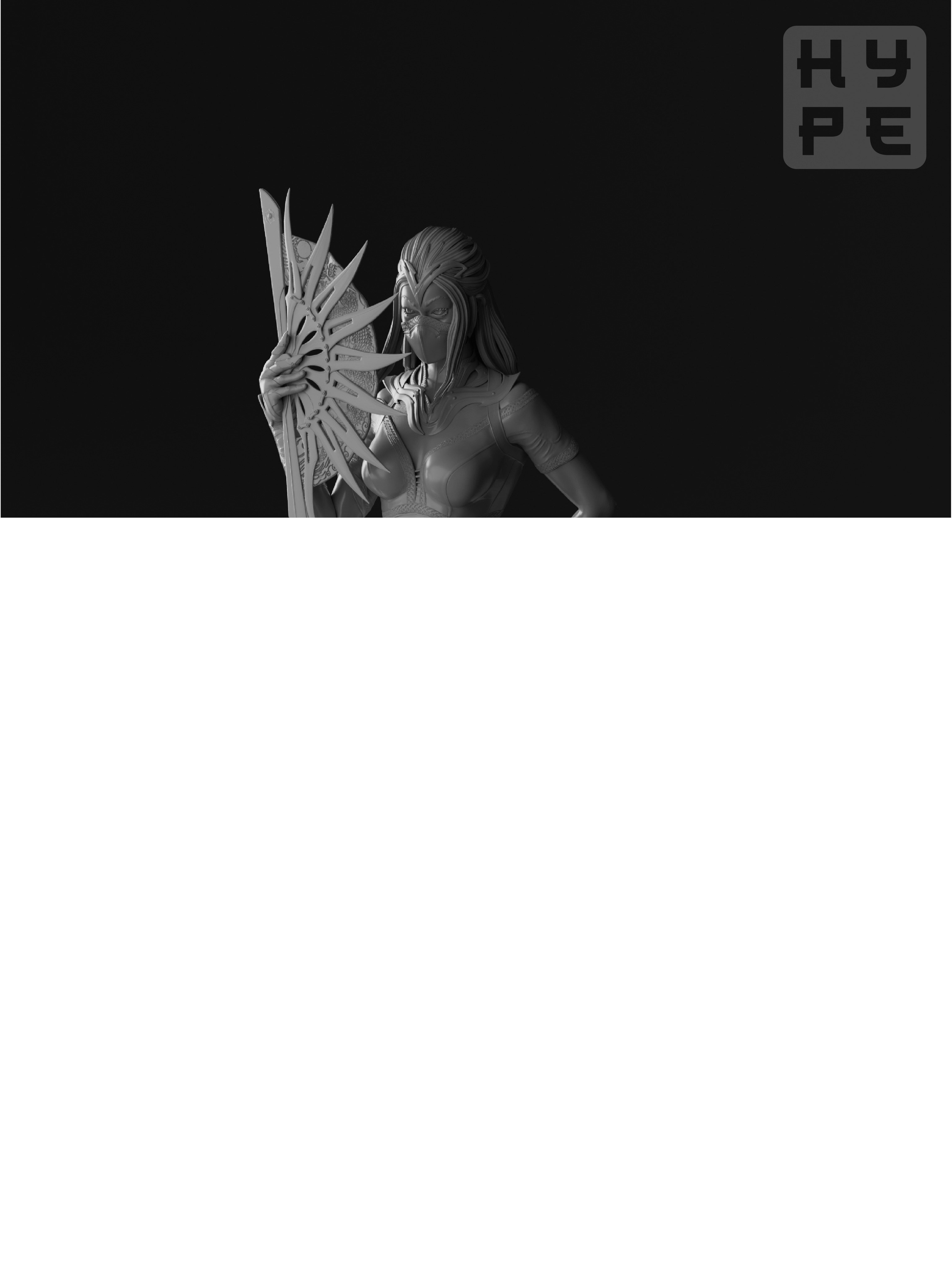 KITANA MORTAL KOMBAT 3D print model_2