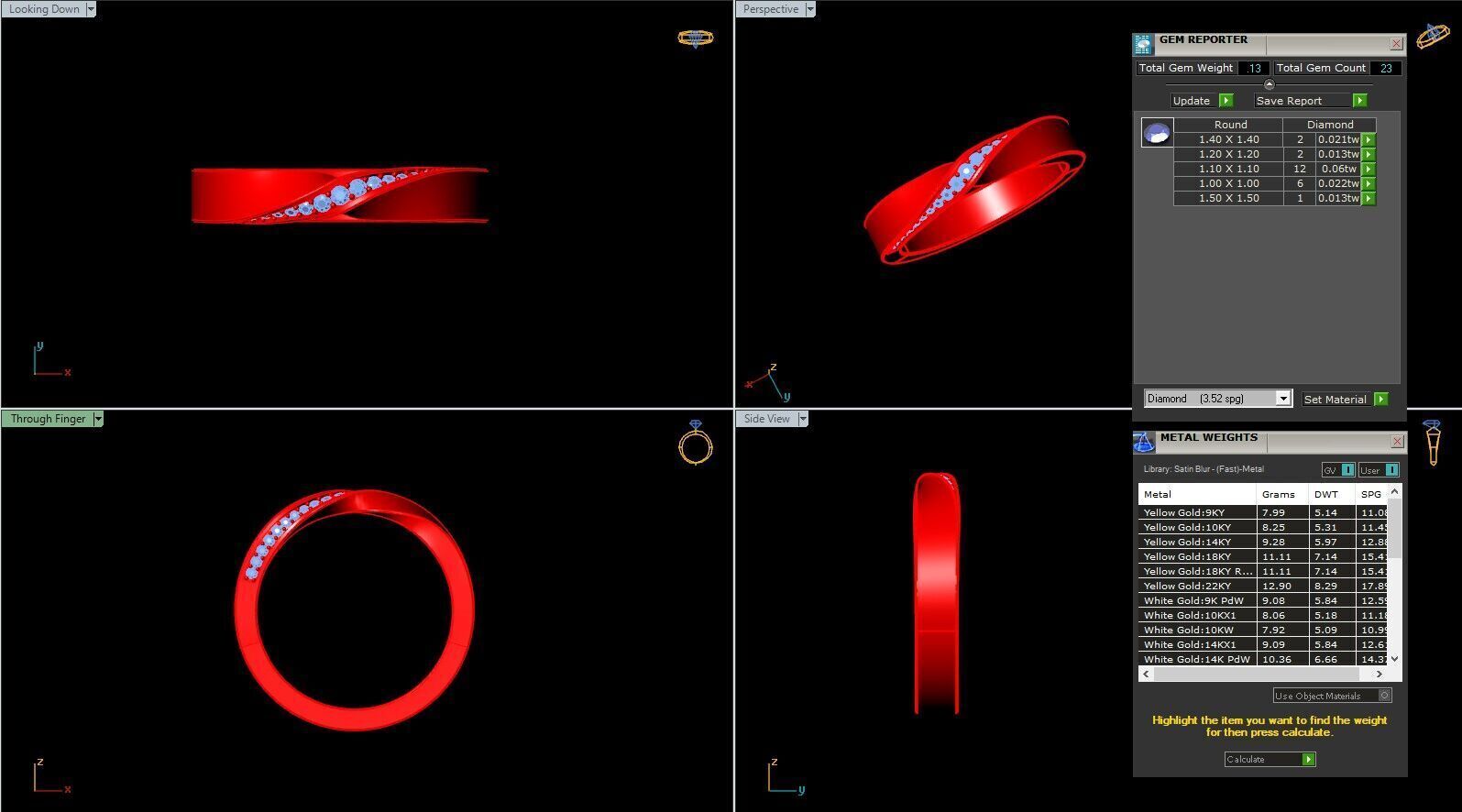 Twisted Band 3D print model_6