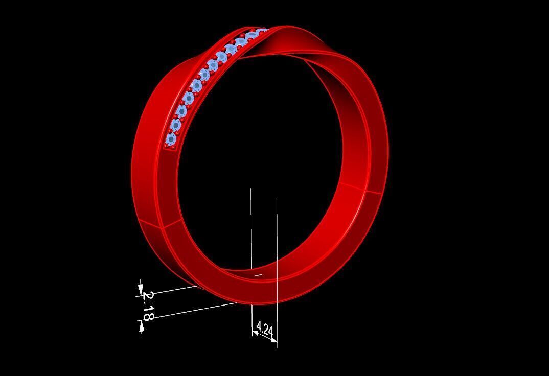 Twisted Band 3D print model_5