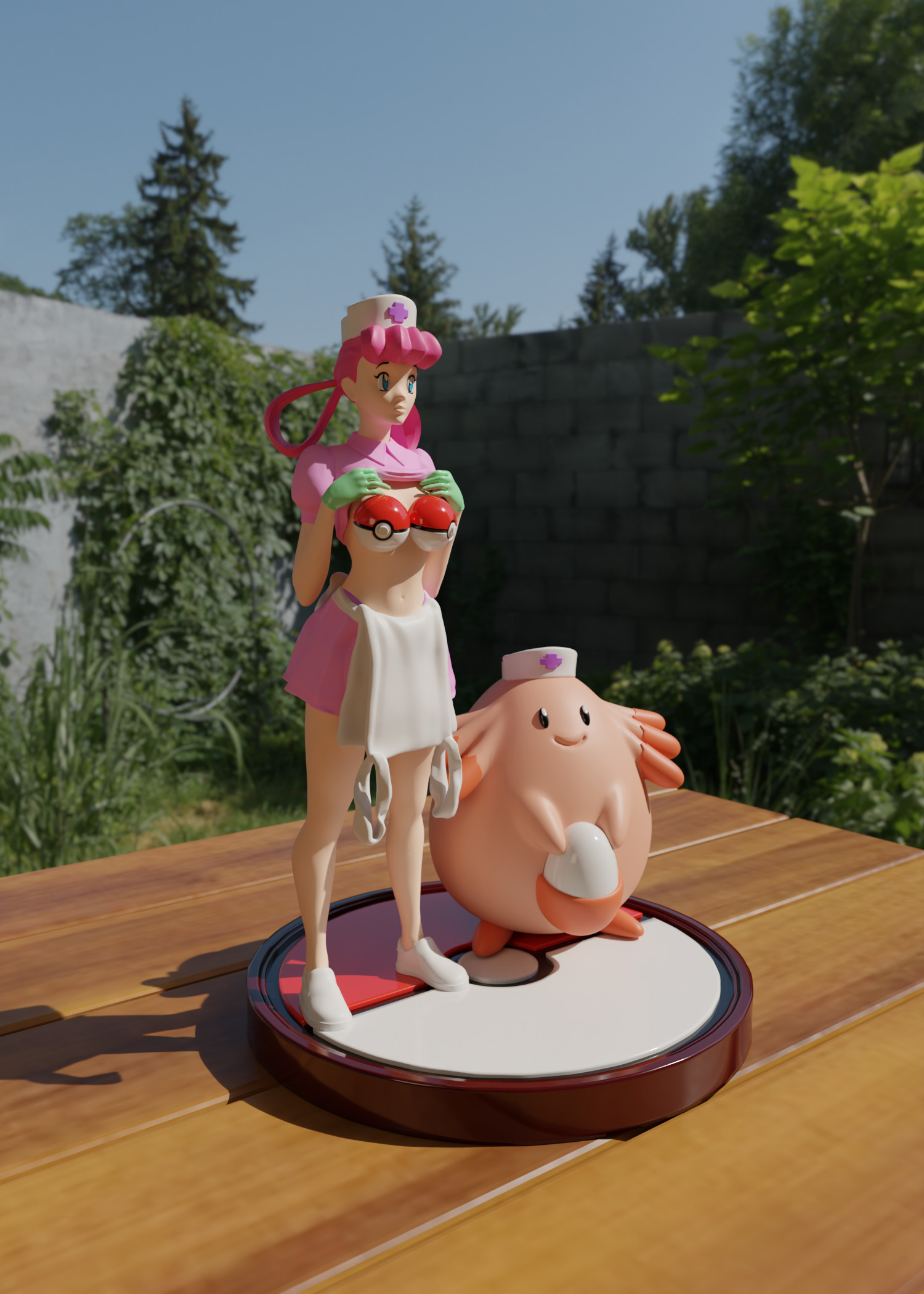 ENFERMERA JOY NURSE POKEMON 3D print model_2